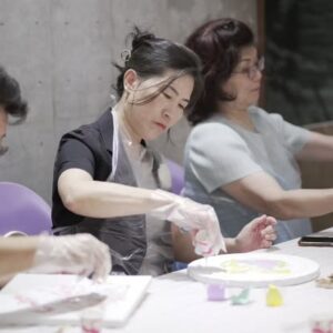 宇宙能量流動禪畫創作