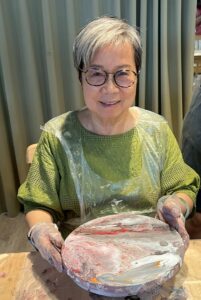 宇宙能量流動禪畫作品