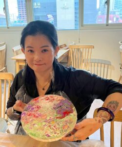 宇宙能量流動禪畫作品