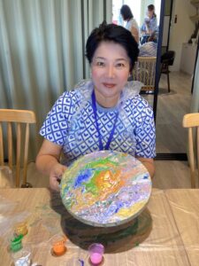 宇宙能量流動禪畫作品