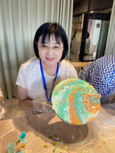 宇宙能量流動禪畫作品