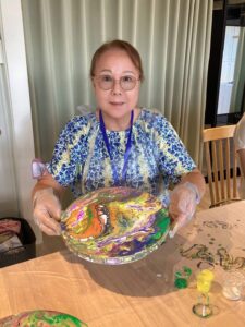 宇宙能量流動禪畫作品